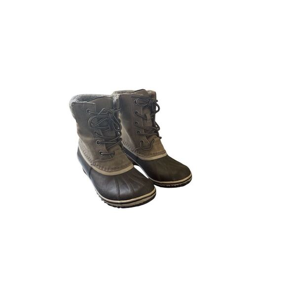 Sorel Slimpack II Womens Gray Lace Up Waterproof Insulated Winter Boots Size 8 - Picture 5 of 16